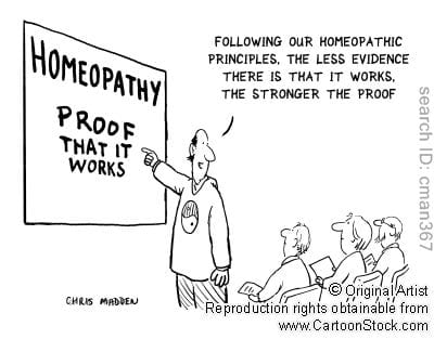 Homeopathy cartoon